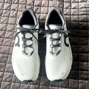 On Cloudmonster || White || W8.5